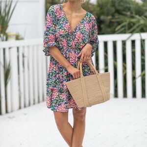 Floral V-Neck Dress